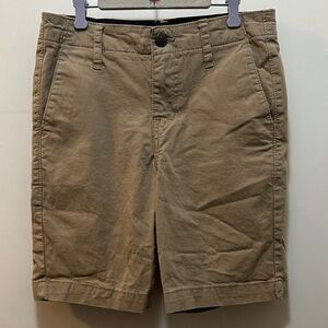Volcom Khaki Slim Shorts Size 24 - 10Y